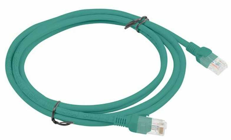 Lanberg 10-Pack Patchcord kat.5e UTP 2m žalia Fluke Passed
