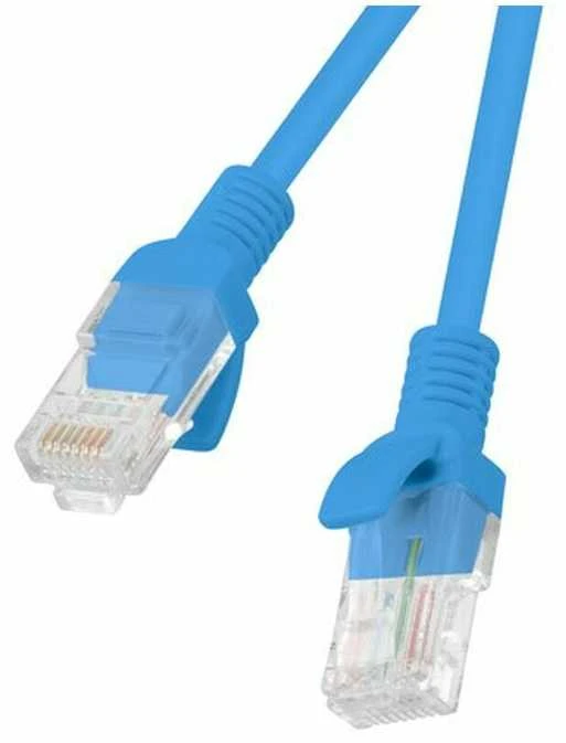 Lanberg 10-Pack Patchcord kat.5e UTP 1.5m mėlyna Fluke Passed