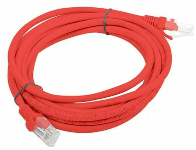 Lanberg 10-Pack Patchcord kat.5e UTP 3m raudonas Fluke patvirtintas