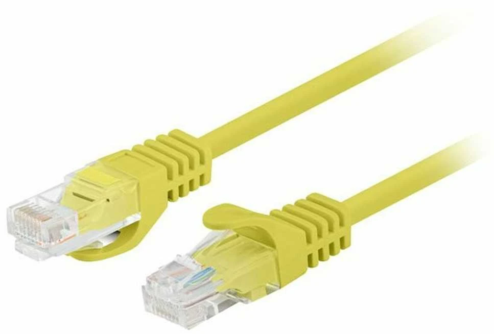 Lanberg PCU6-20CC-0300-Y tinklo kabelis Geltona 3 m Cat6 U/UTP (UTP) 10-PACK