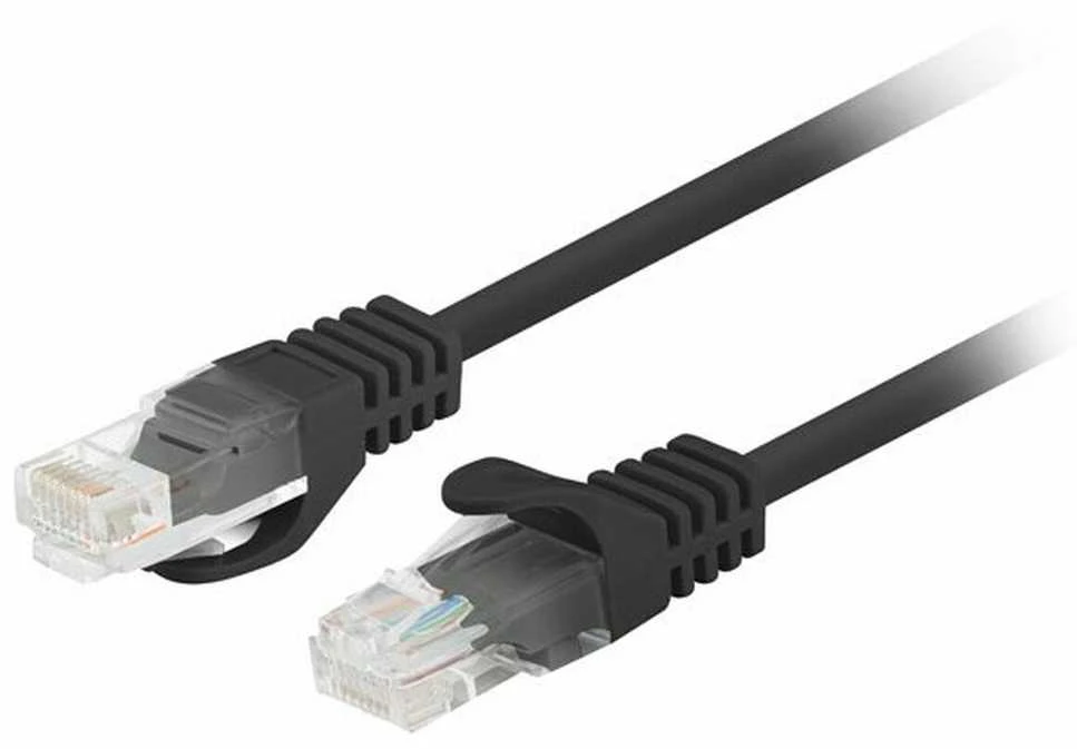Lanberg 10-Pack Patchcord kat.6 UTP 2m juodas Fluke patvirtintas