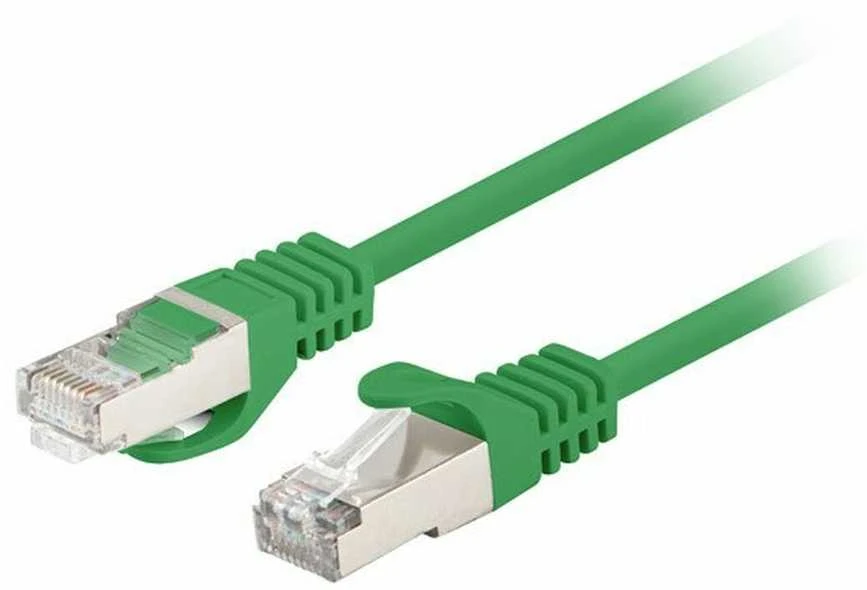 Lanberg 10-Pack Patchcord kat.6 FTP 0.5m žalia Fluke Passed