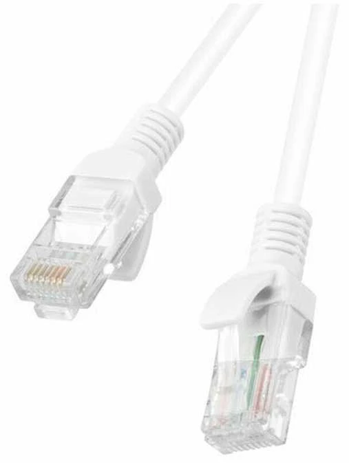 Lanberg 10-Pack Patchcord kat.6 UTP 1m balta Fluke patvirtintas