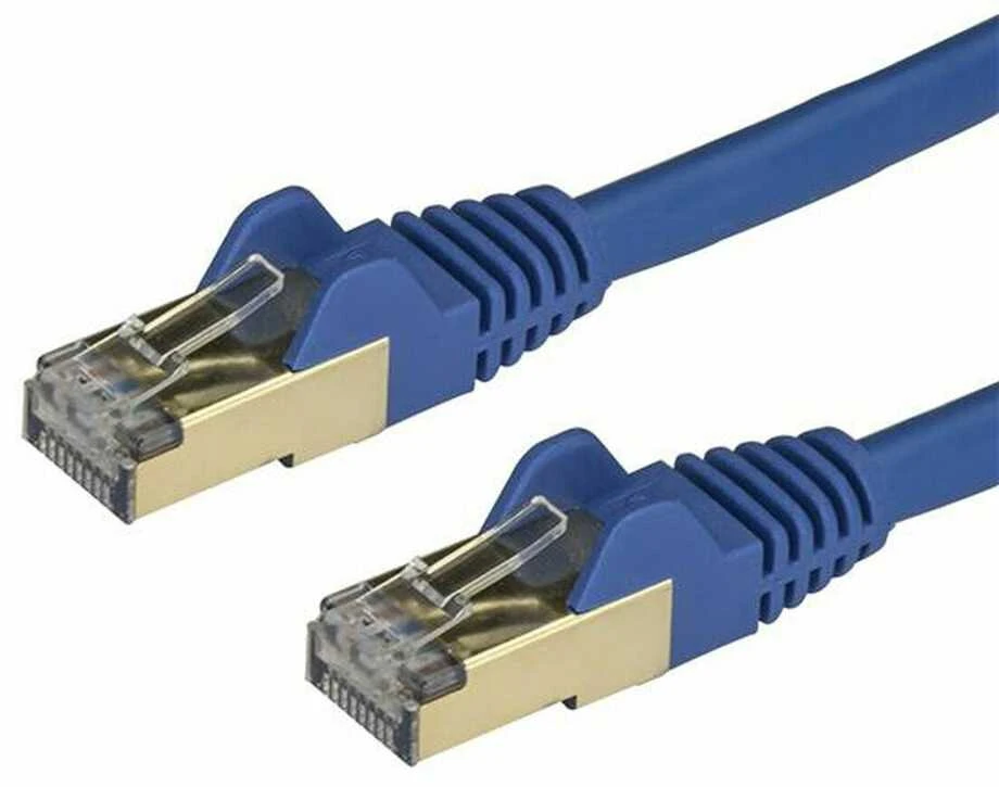 StarTech Patchcord CAT6A, STP, 0.5m, mėlyna (6ASPAT50CMBL)