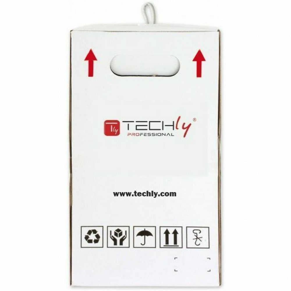 Techly Pro TechlyPro UTP Cat6 kabelio ritinys 4x2, vyta pora CCA 305m dėžė pilka