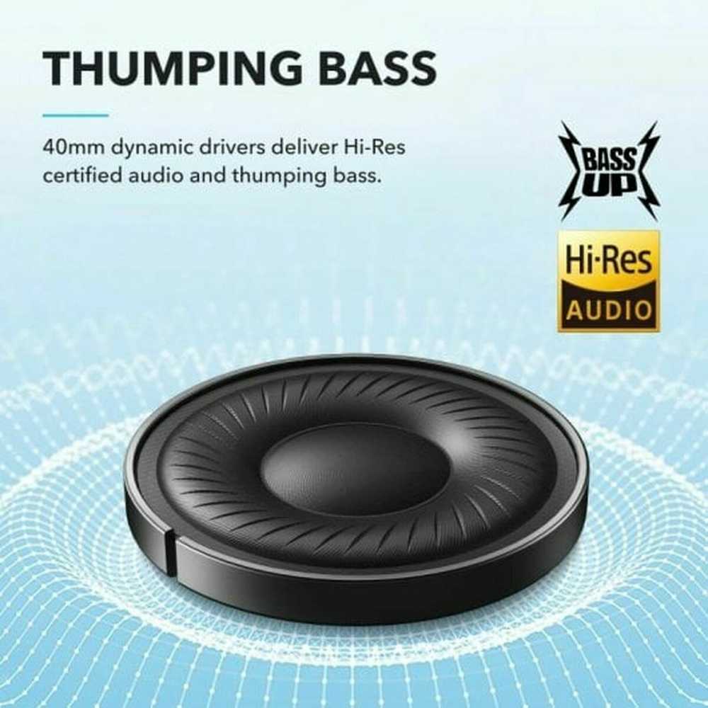 Ausinės Anker Soundcore Q20i ausinės, Mėlynos