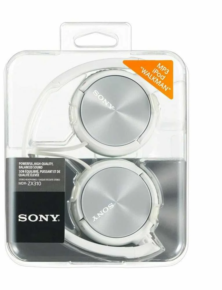Ausinės  Sony MDR-ZX310AP,  Baltos