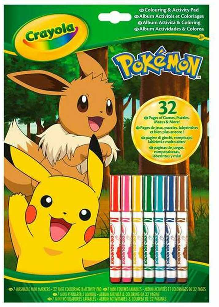 Crayola, Inc. CRAYOLA POKEMON Spalvų ir veiklos rinkinys