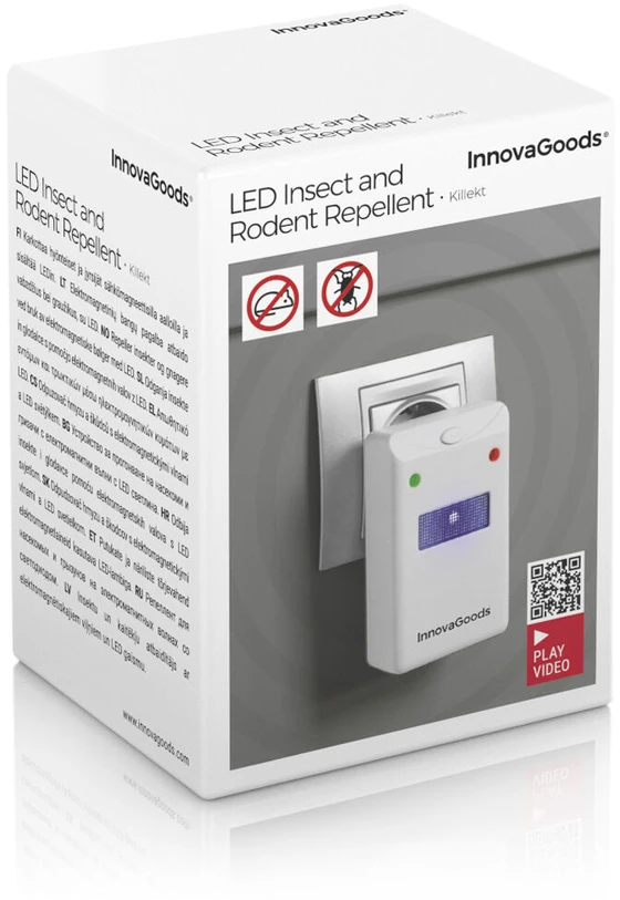 Vabzdžių ir kenkėjų repelentas su LED šviesa Killekt InnovaGoods