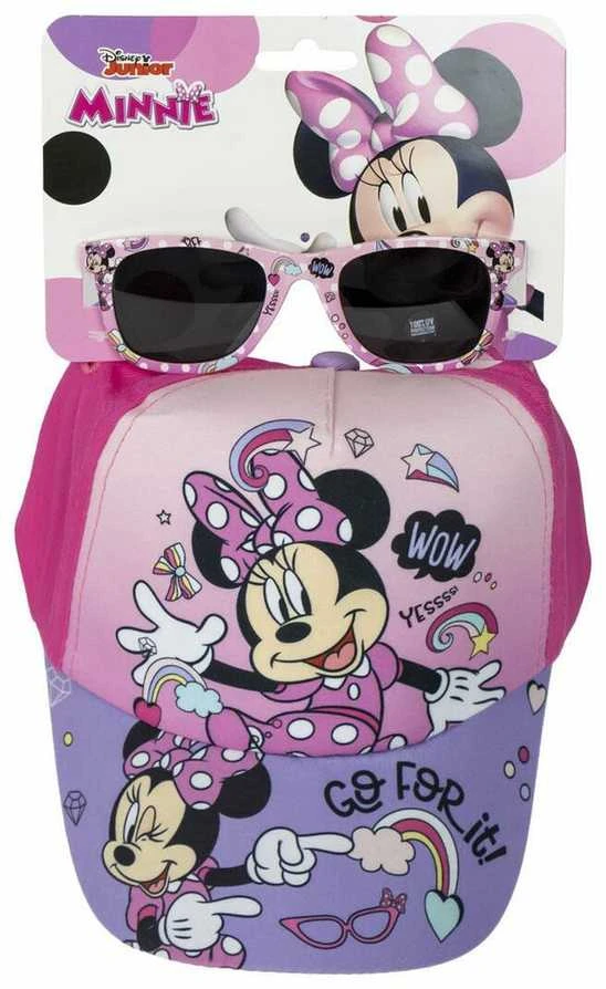 Disney Minnie Mouse saulės akiniai ir kepurės rinkinys