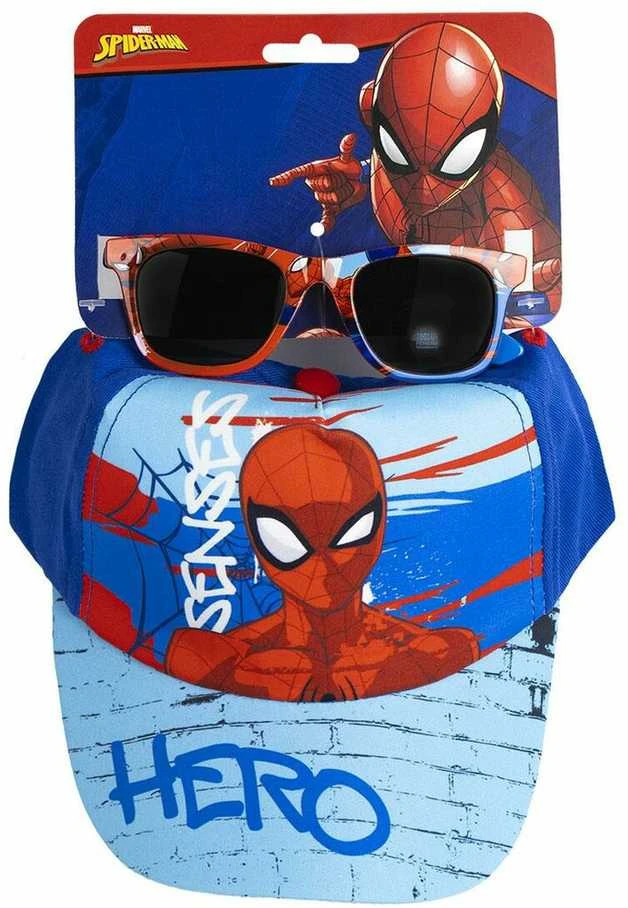 Kepurė SPIDER-MAN Spiderman Žmogaus-voro akinių nuo saulės ir beisbolo kepuraitės rinkinys