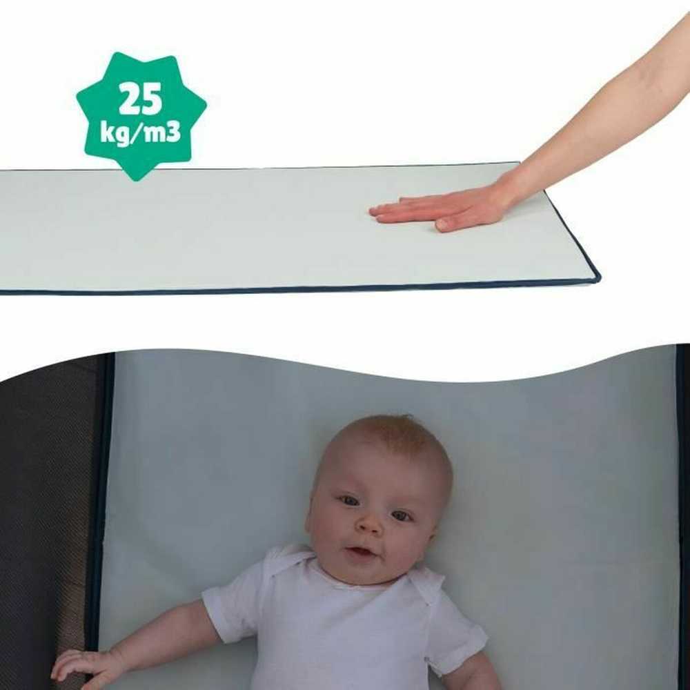 Babymoov Badabulle Lit Parapluie Easy Clip - Lengvai sulankstomas ir išskleidžiamas - Lengvas ir kompaktiškas lova su nešiojamu krepšiu - Čiužinys įtrauktas