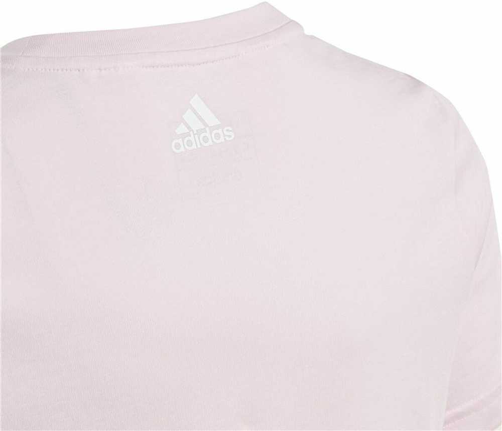 Adidas Essentials Linijinio Logotipo Medvilniniai Siauro Kirpimo Marškinėliai Jaunimui IC3152