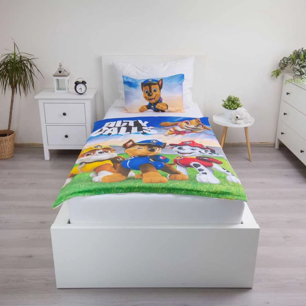 Vaikiška patalynės užvalkalas „Paw Patrol Duty Calls“ 100–135 cm, 40–60 cm