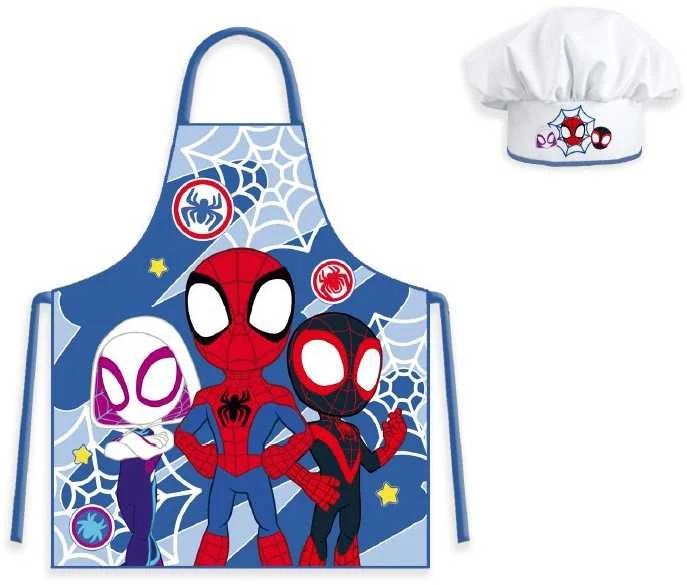 Spiderman Žmogus-voras Voras Spidey vaikiška 2 dalių prijuostė