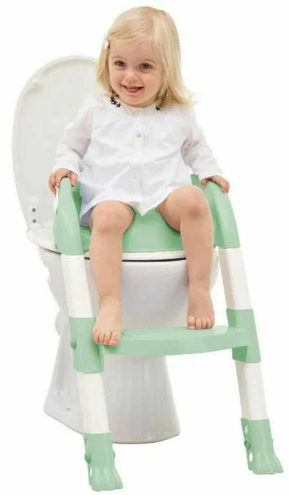 Thermobaby OKT Kids Kiddyloo klozeto sėdynė su laipteliu, mėtinė