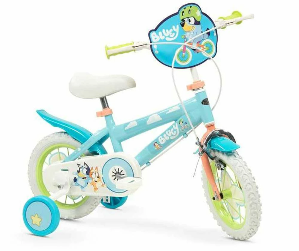 TOIMSA children's bicycle Bluey 12” Mėlyna and lime mėlynas
