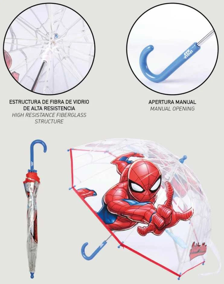CERDÁ SPIDER-MAN Skėtis Spiderman 45 cm Raudona (Ø 71 cm)