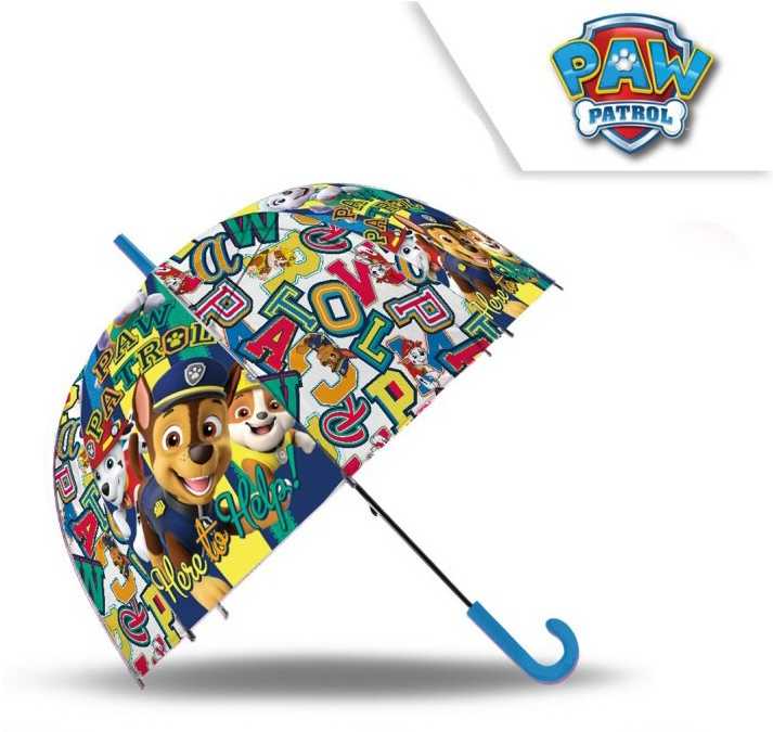 Vaikiškas pusiau automatinis skėtis „Paw Patrol“ √ò70 cm