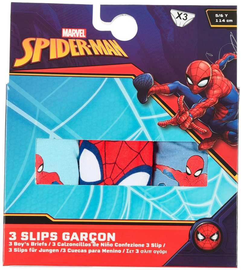 Vaikiški apatiniai, kelnaitės „Spiderman City Swinger“ (3 vnt. pakuotėje), 3-4 metai, 98-104 cm