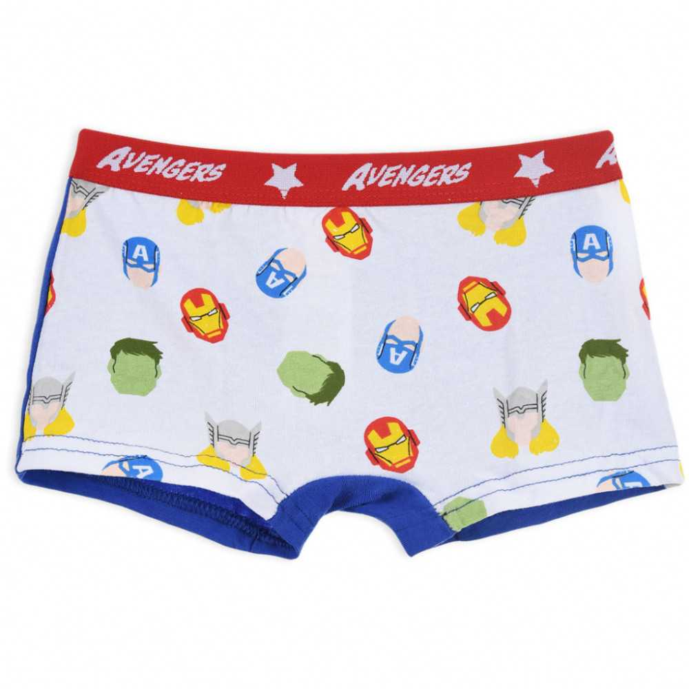 Vaikiški „Avengers“ bokseršortai (2 dalių pakuotė, 6/8 metai)