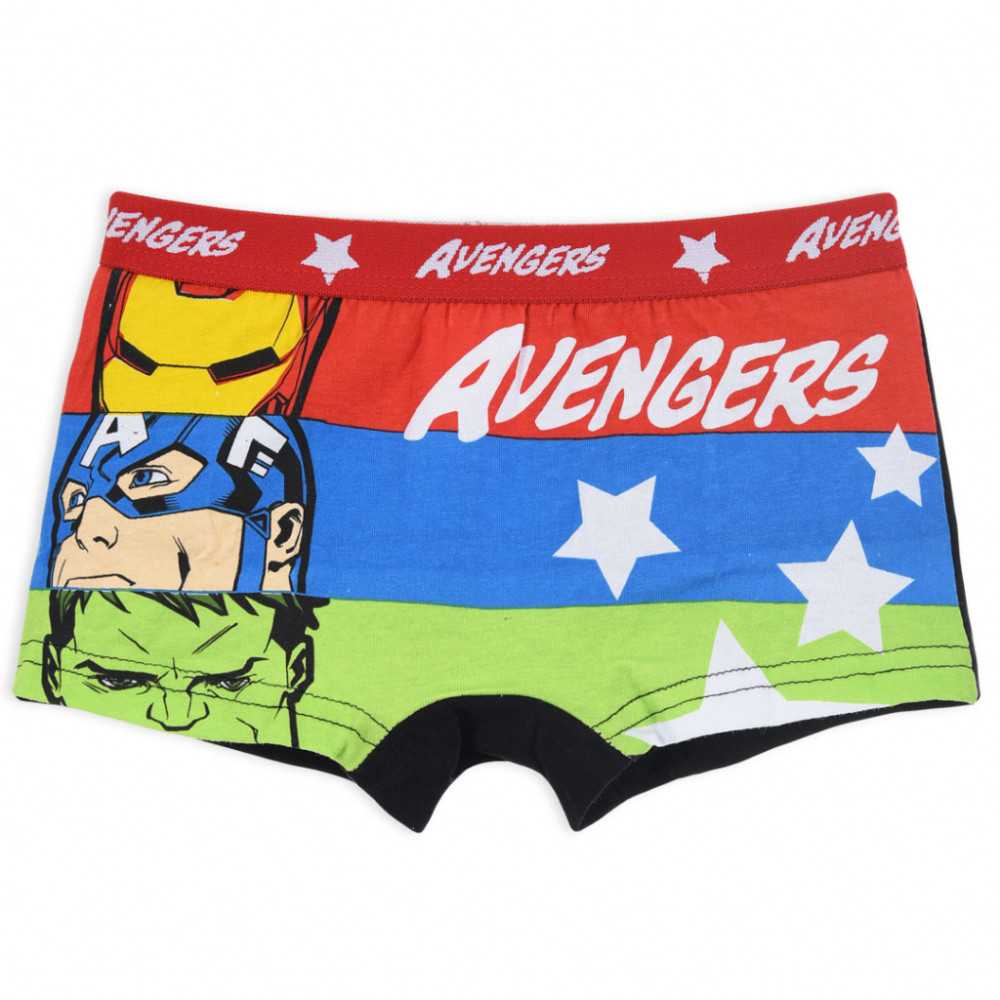 Vaikiški „Avengers“ bokseršortai (2 dalių pakuotė, 6/8 metai)
