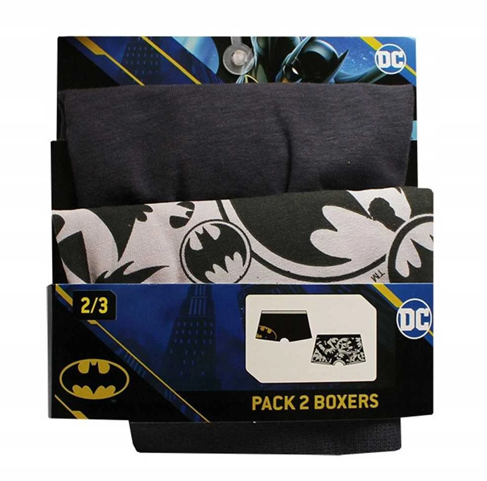 Vaikiški „Batman“ bokseršortai (2 vnt. pakuotė, 2/3 metai)