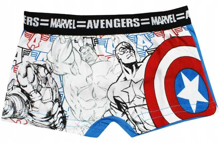 Vaikiški bokseršortai „Avengers“, 2 vnt. pakuotėje, 6/8 metų