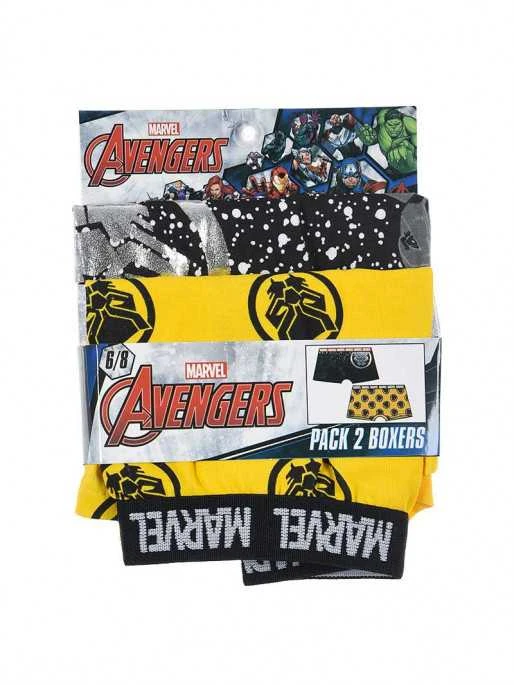 Vaikiški bokseršortai „Avengers“, 2 vnt. pakuotėje, 4/5 metai