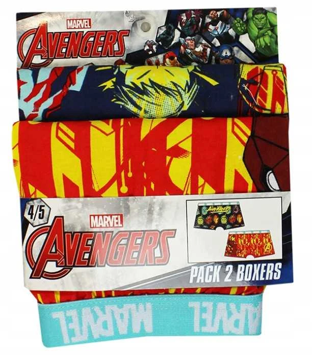 Vaikiški bokseršortai „Avengers“, 2 vnt. pakuotėje, 9/10 metų