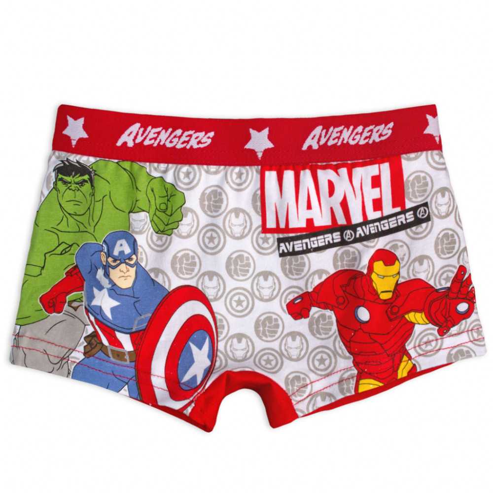 Vaikiški bokseršortai „Avengers“, 2 vnt. pakuotėje, 4/5 metai