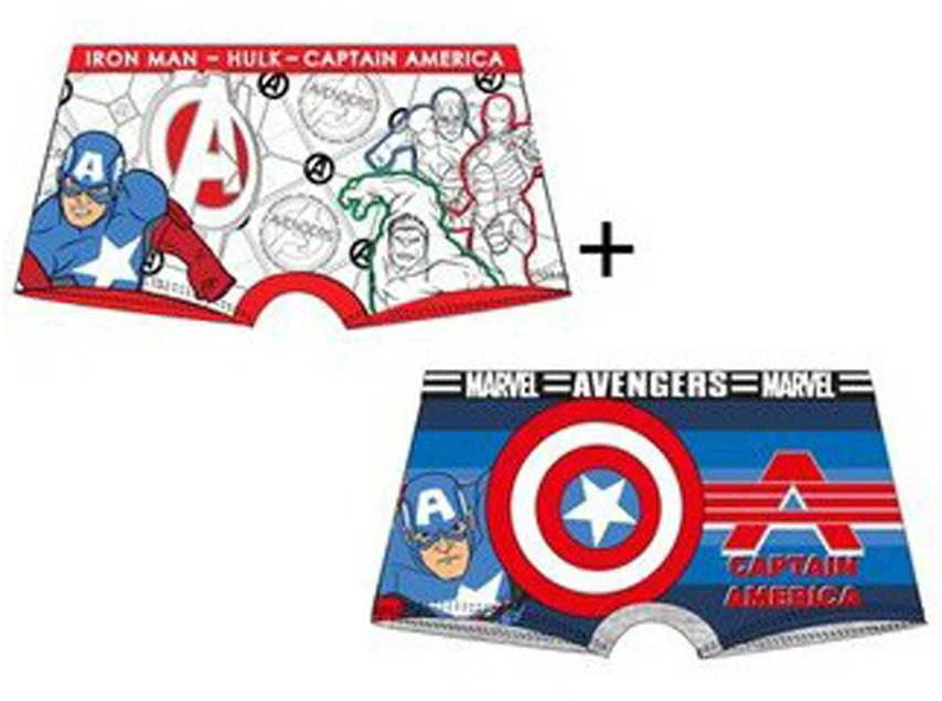 Vaikiški bokseršortai „Avengers“ (2 vnt./pakuotė), 4/5 metai