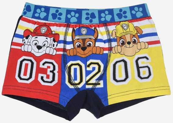Vaikiški bokseršortai „Paw Patrol“, 2 vnt. pakuotėje, 6/8 metų