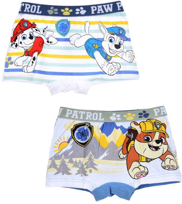 Vaikiški bokseršortai „Paw Patrol“ (2 vnt. pakuotėje), 4/5 metų vaikams
