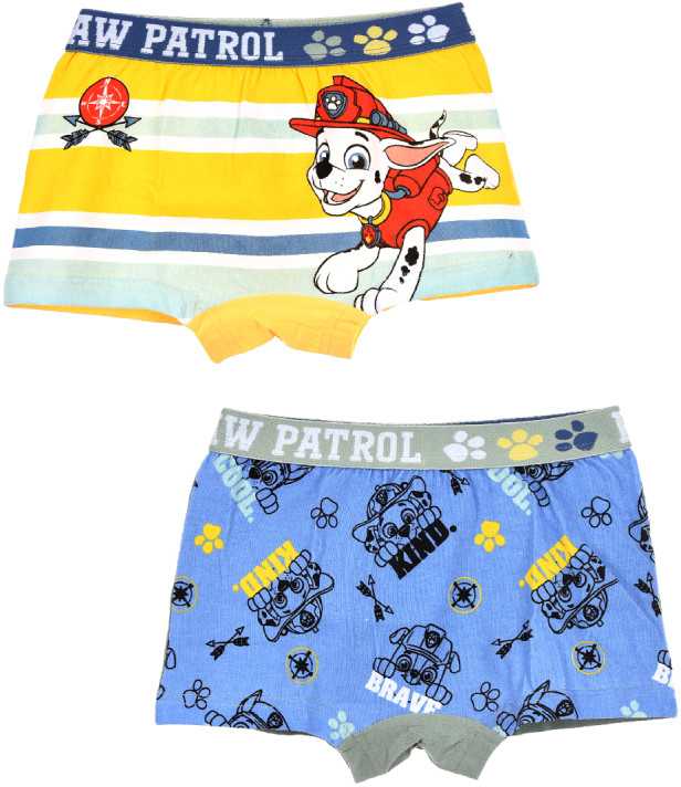 Vaikiški bokseršortai „Paw Patrol“ (2 vnt. pakuotėje), 4/5 metų vaikams