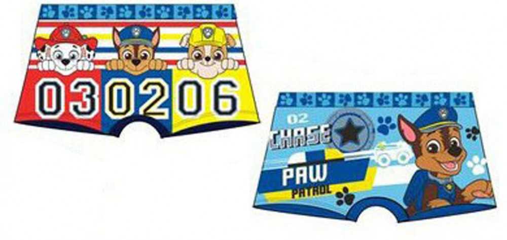 Vaikiški bokseršortai „Paw Patrol“, 2 vnt. pakuotėje, 4/5 metų amžiaus