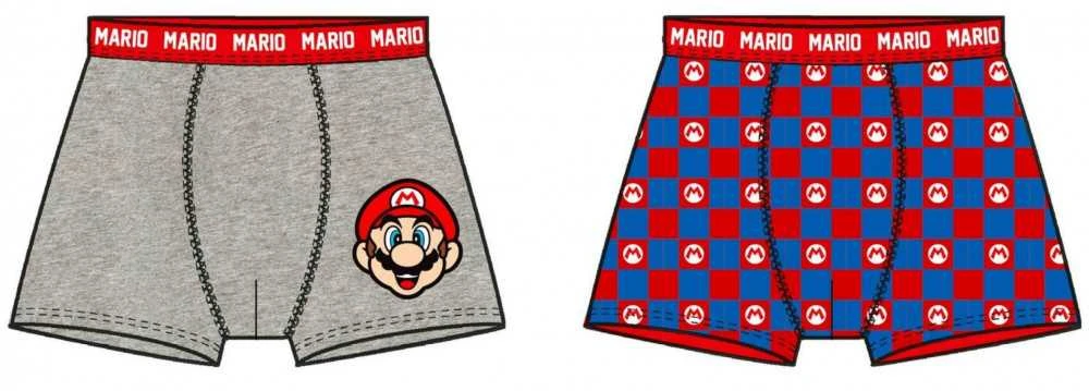 Vaikiški bokseršortai „Super Mario“ (2 vnt. pakuotėje), 10 metų
