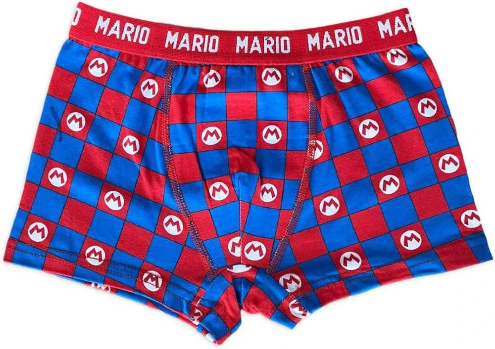 Vaikiški bokseršortai „Super Mario“ (2 vnt. pakuotėje), 10 metų