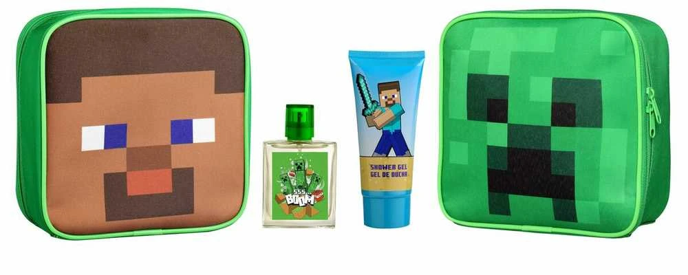 Cartoon Minecraft Eau De Toilette Purškiklis, 50 ml Set 3 Pieces