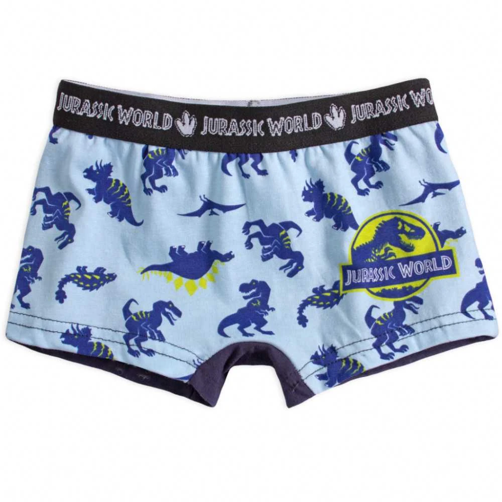 Vaikiškos „Juros periodo pasaulio“ boksininkų kelnaitės (2 vnt. pakuotėje), 6/8 metų vaikams