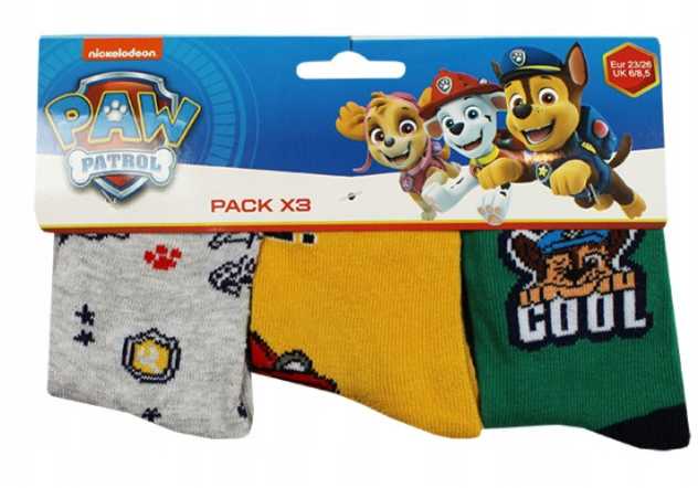 Vaikiškos kojinės „Paw Patrol“ 23/26