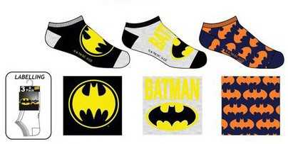 Vaikiškos nematomos kojinės „Batman“ 27/30