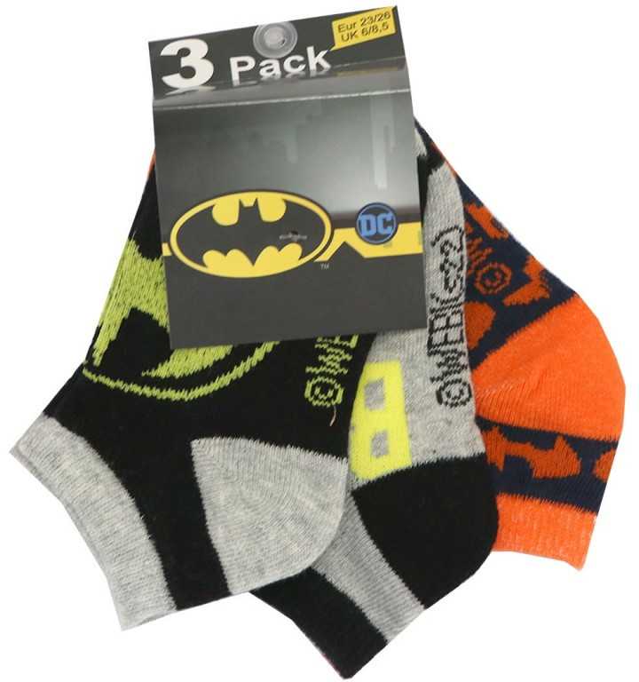 Vaikiškos nematomos kojinės „Batman“ 27/30