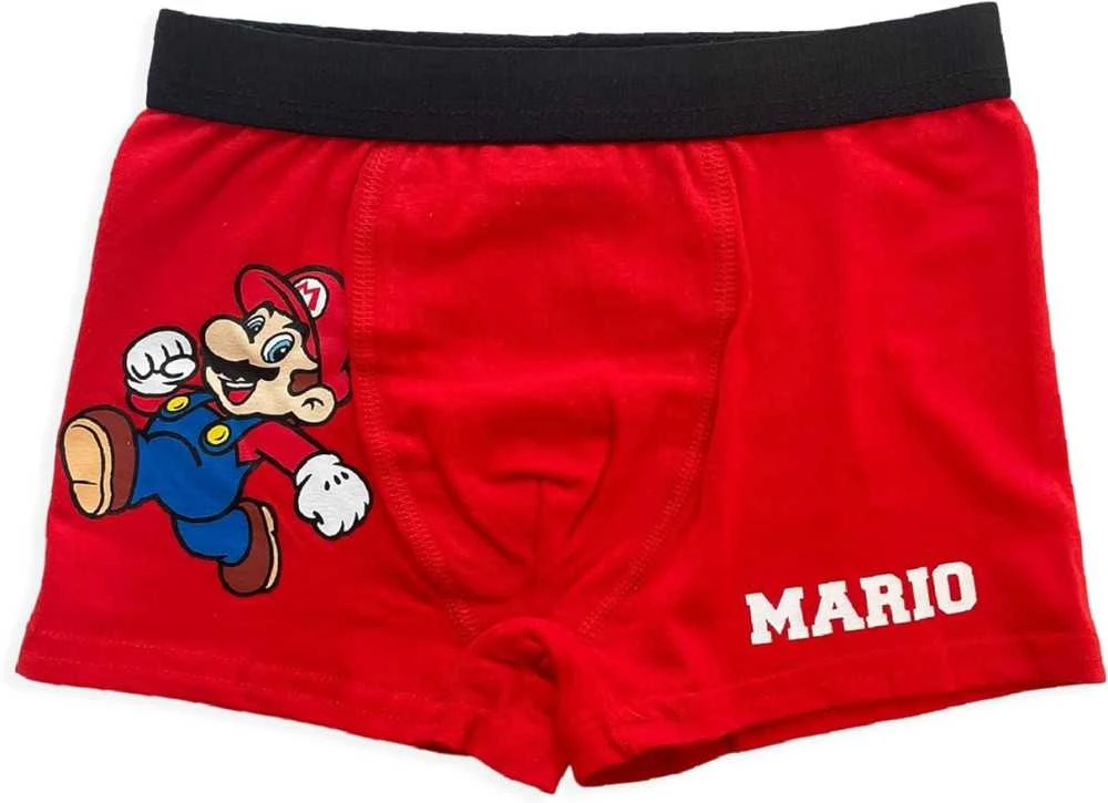 Vaikiškos „Super Mario“ bokserinės kelnaitės, 2 vnt. pakuotėje, 8 metai