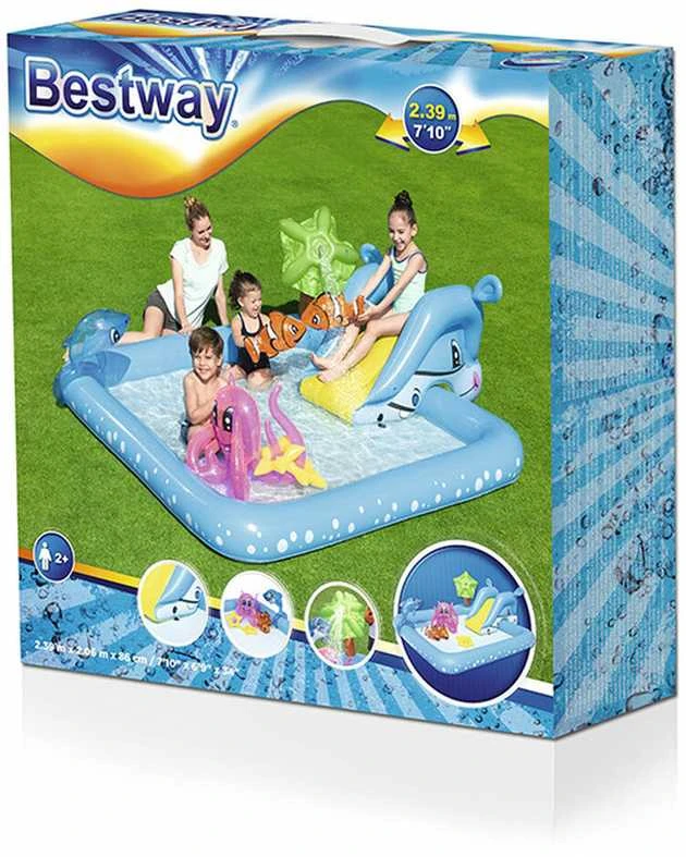 BESTWAY baseinas Fantastiškas akvariumas 239cm x 206cm x 86cm, 53052B