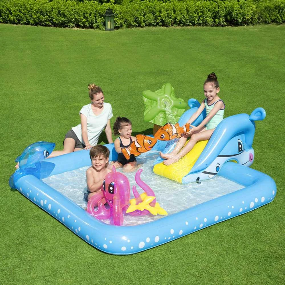 BESTWAY baseinas Fantastiškas akvariumas 239cm x 206cm x 86cm, 53052B