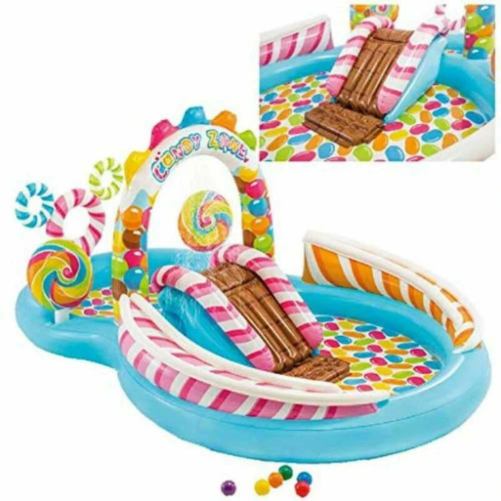 INTEX CANDY WATER ŽAIDIMŲ AIKŠTELĖ, 295 CM X 191 CM X 130 CM, 57149NP