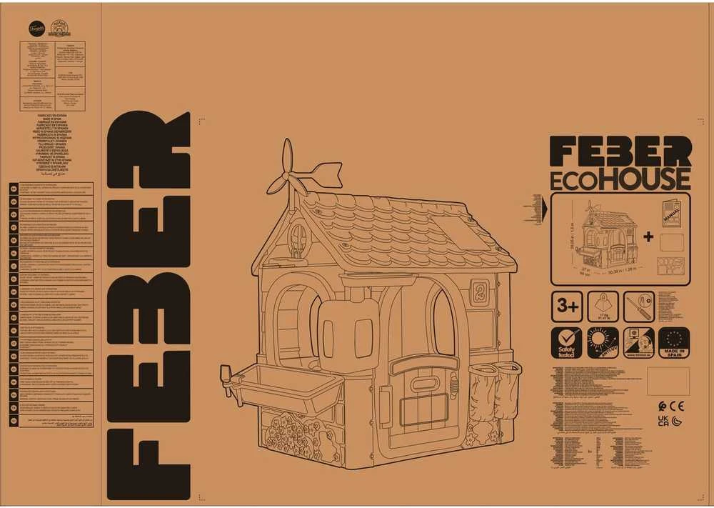 Žaidimų namelis vaikams FEBER Recycle Eco