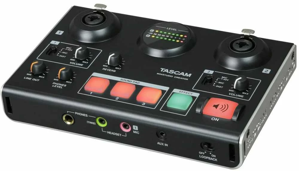 Tascam US-42B - MiniStudio serijos „Creator“ - USB garso sąsaja