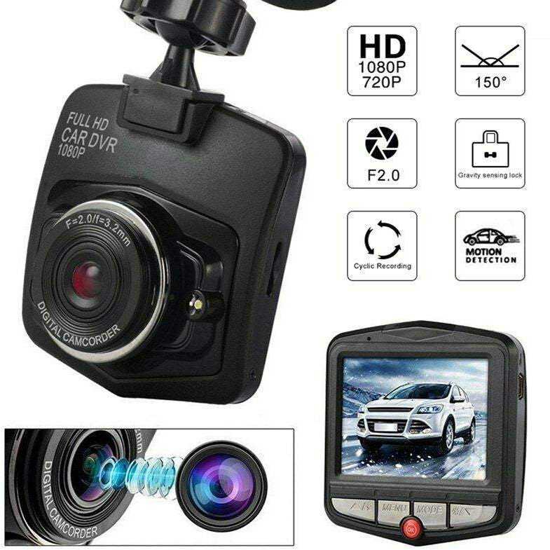 Automobilinė vaizdo kamera Full HD su LCD ekranu